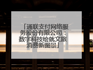 通联支付网络服务股份有限公司：数字科技绘就文旅消费新图景