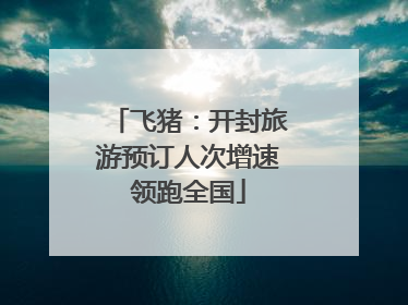 飞猪：开封旅游预订人次增速领跑全国