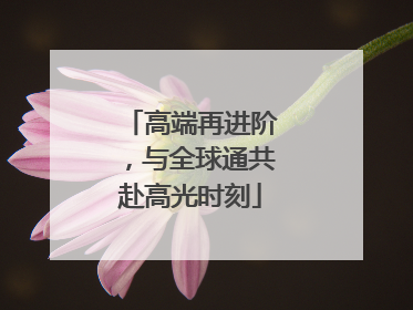 高端再进阶，与全球通共赴高光时刻