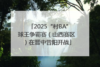 2025“村BA”球王争霸赛（山西赛区）在晋中昔阳开战