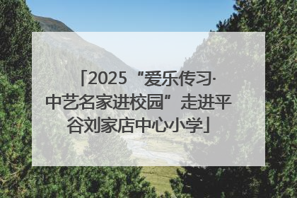 2025“爱乐传习·中艺名家进校园”走进平谷刘家店中心小学