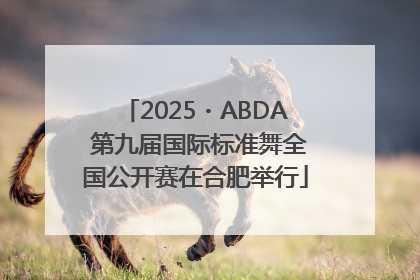 2025・ABDA 第九届国际标准舞全国公开赛在合肥举行
