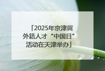 2025年京津冀外籍人才“中国日”活动在天津举办