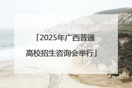 2025年广西普通高校招生咨询会举行