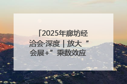 2025年廊坊经洽会·深度｜放大“会展+”乘数效应 打造消费新场景